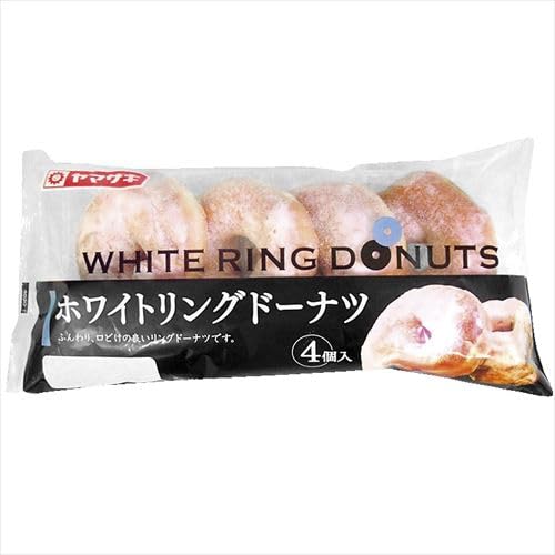 Amazon | ヤマザキ ホワイトリングドーナツ 4コ入 | yamasaki